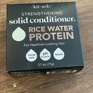 Kitsch Black and White Solid Conditioner with Rice Water Protein